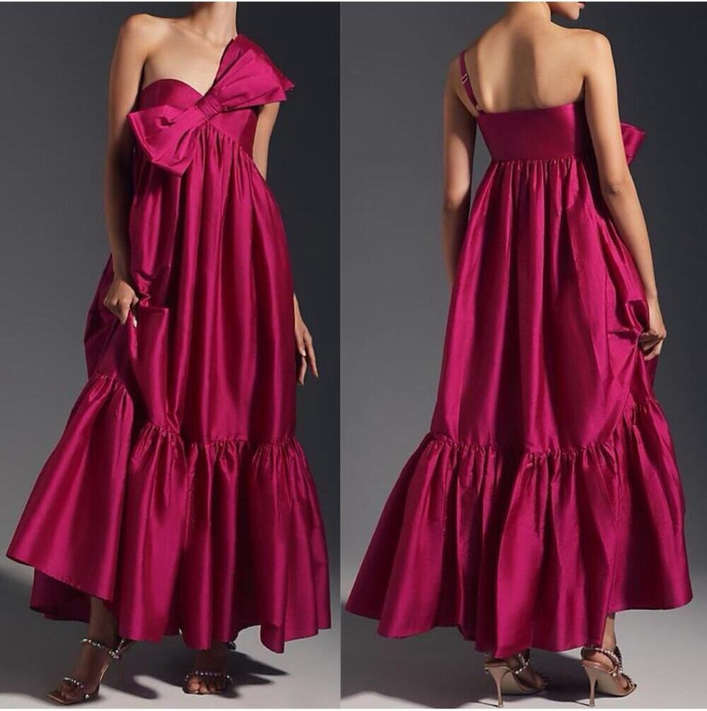 Anthropologie Atsu Bow Midi Dress X Small